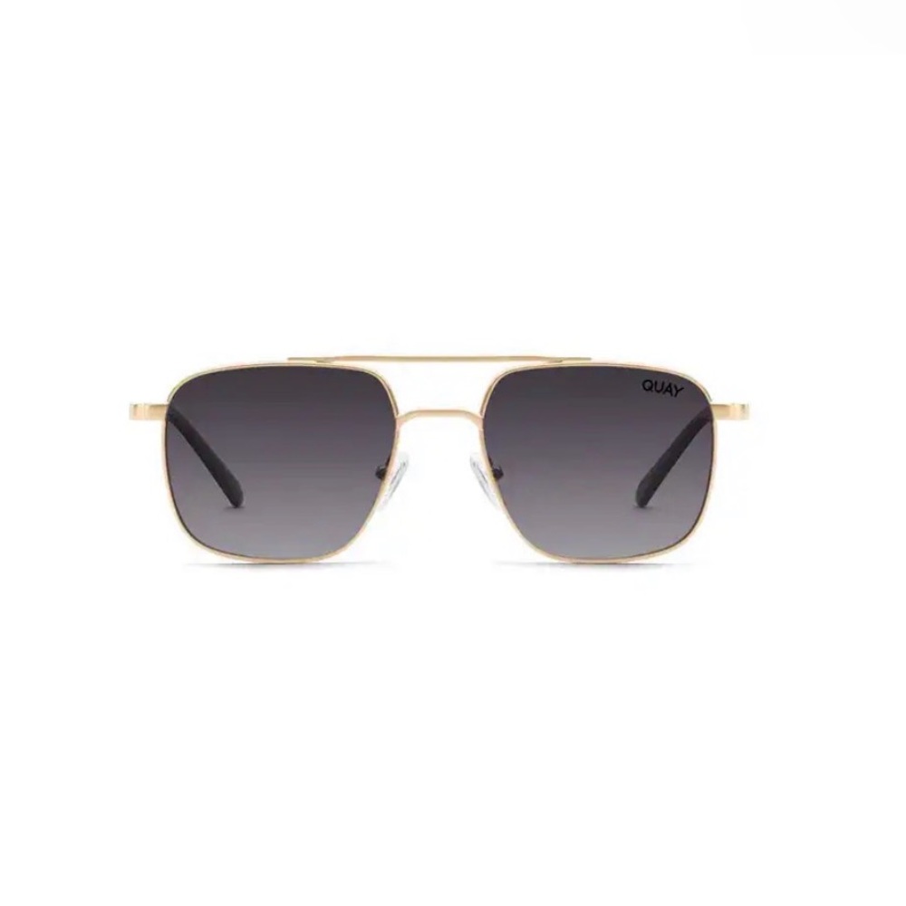 Quay Bodyguard Gold Sunglasses